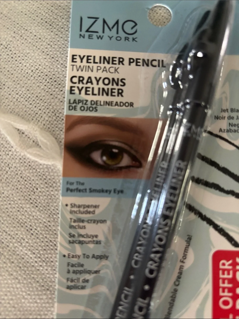 Jet Black Eyeliner Pencil Twin Pack